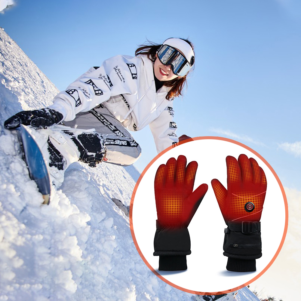 Ski Glove Waterproof - DC Plug in Heating Thermal Gloves
