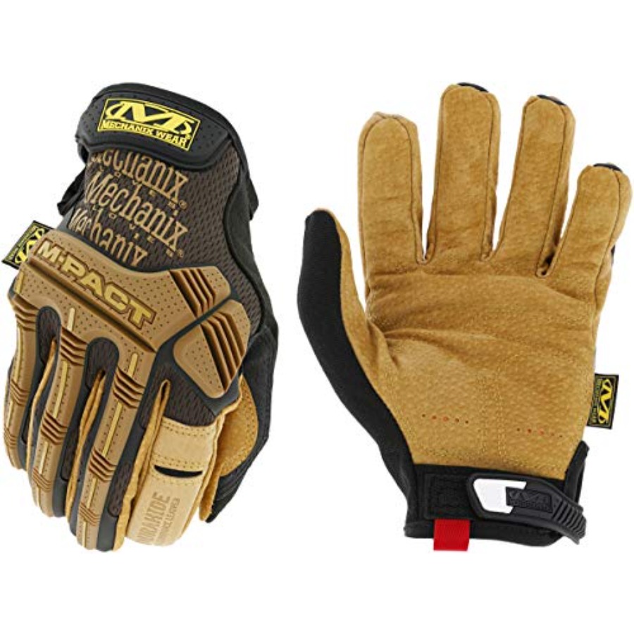 Work Glove Impact - M-Pact Leather Gloves - Leather Impact-Resistant