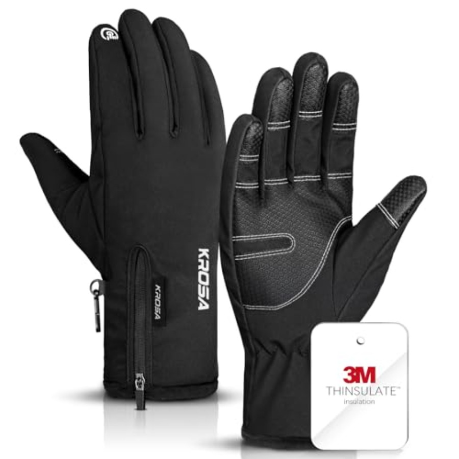 Ski Glove Waterproof - krosa Winter Gloves For Men Women