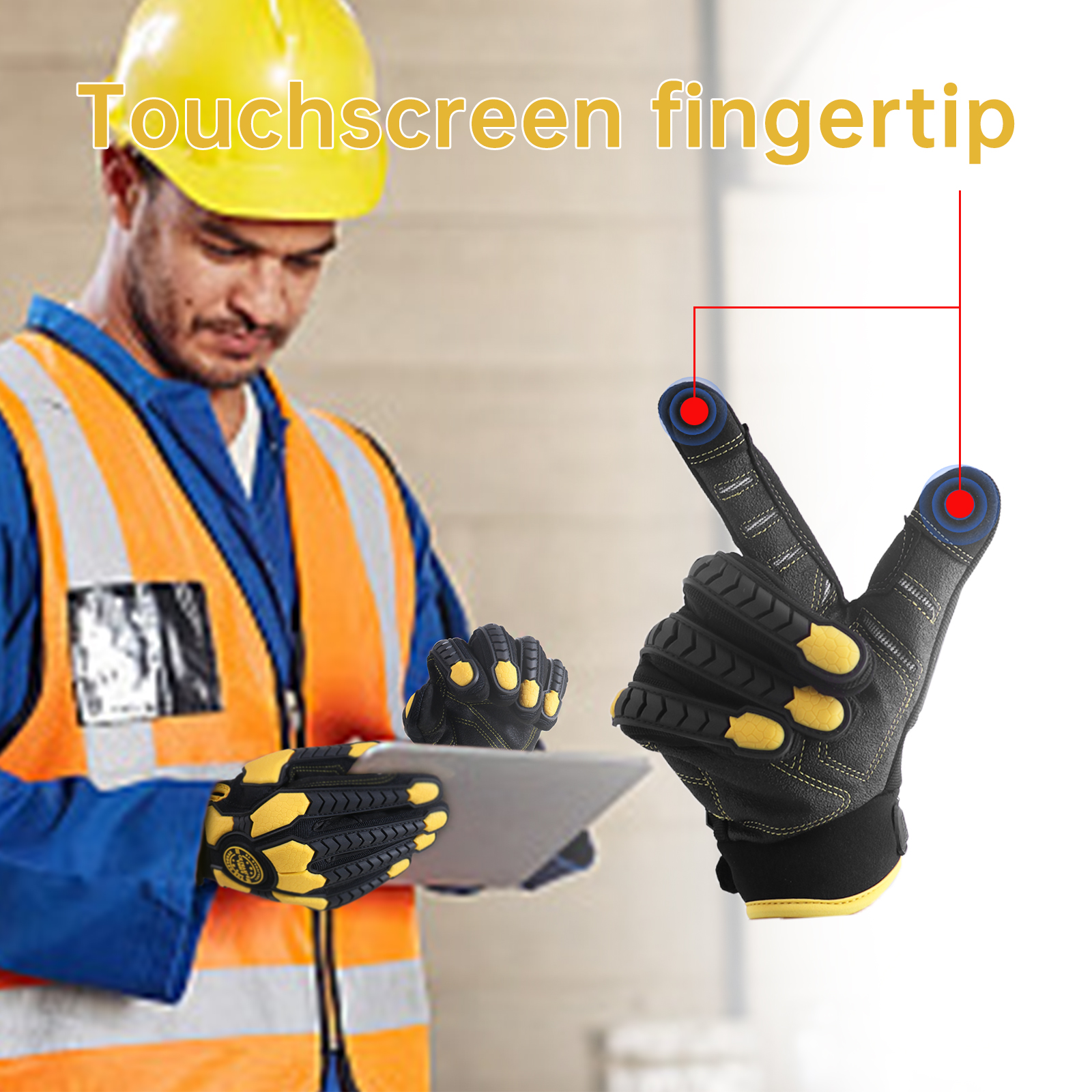 Heavy Duty Work Gloves, Cut 6  - Work Glove Impact incelemesi ve fiyatı