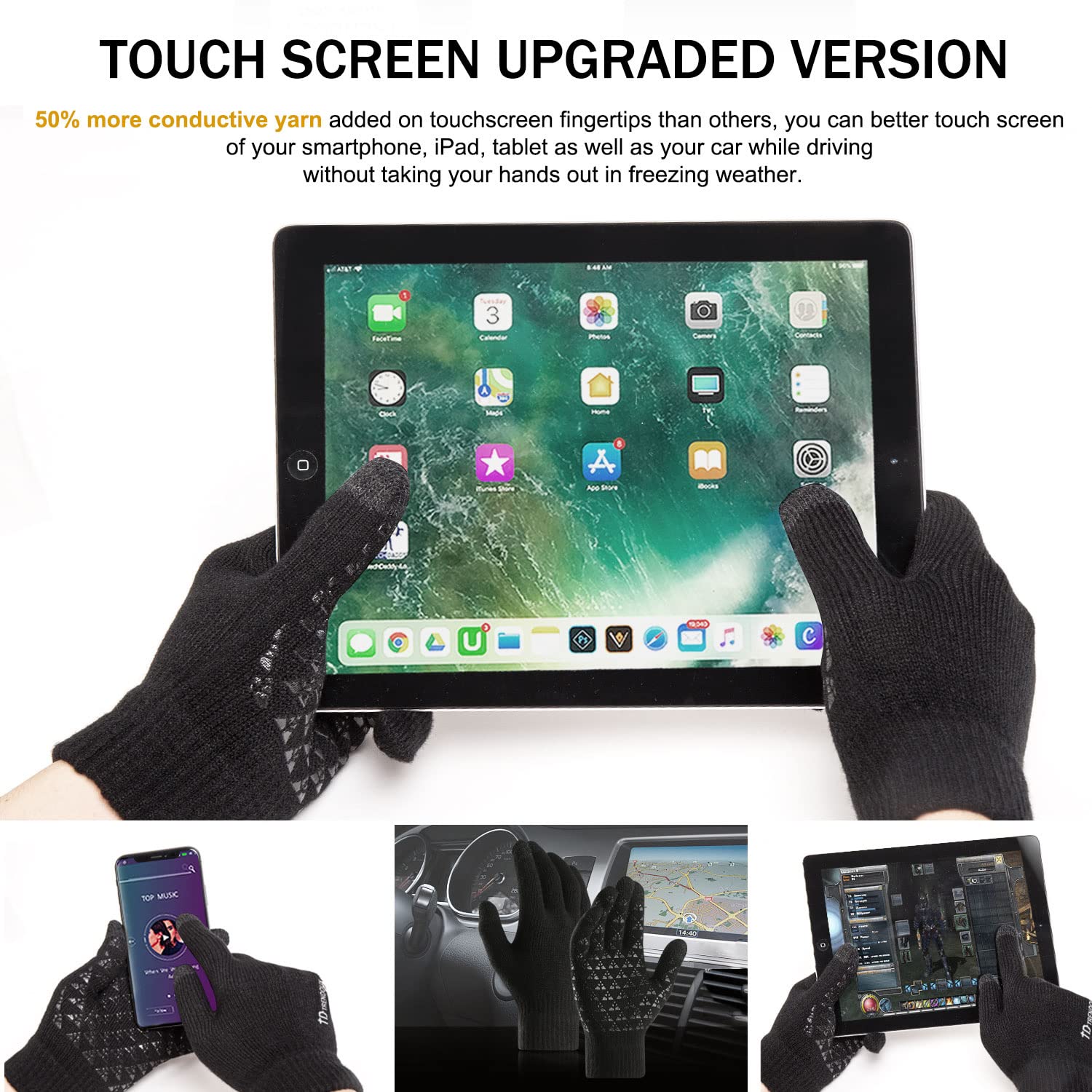 1-5Pairs Winter Outdoor Sports - Magic Touch Glove incelemesi ve fiyatı