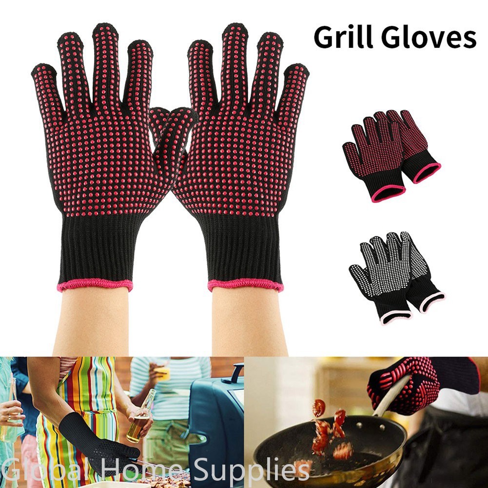 Barbecue Anti-scald Gloves Mic - Oven Mitt Silicone incelemesi ve fiyatı