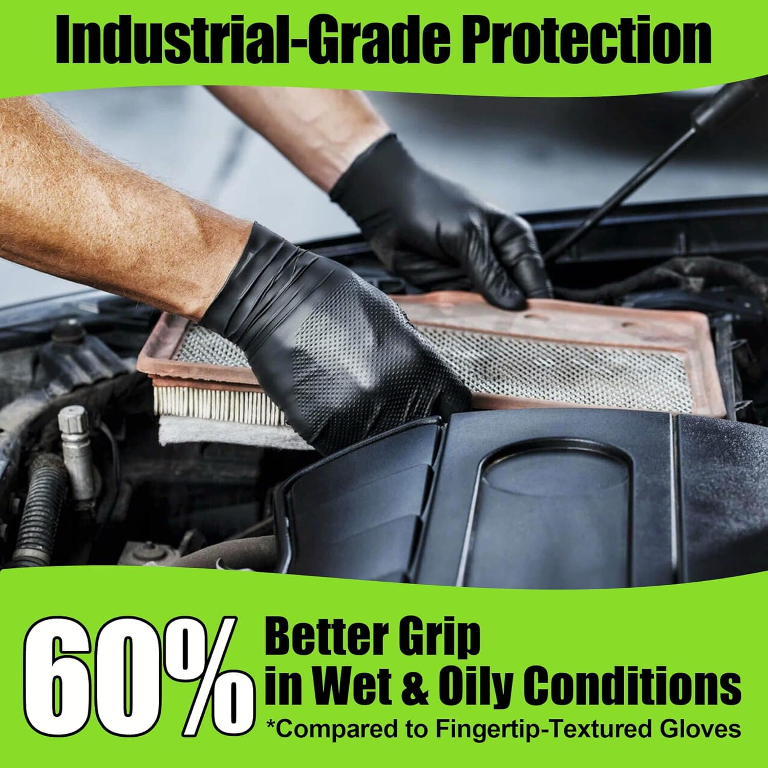10 Mil Nitrile Gloves Large -  - Latex Disposable Glove incelemesi ve fiyatı