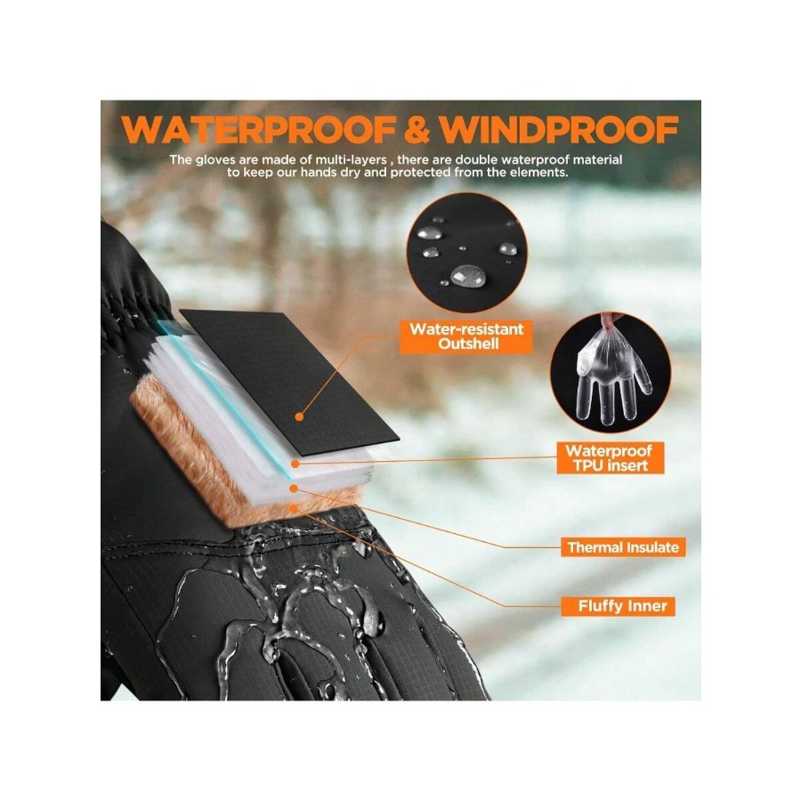 Winter Waterproof Ski Snow War - Ski Glove Waterproof incelemesi ve fiyatı