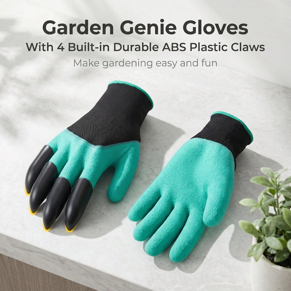 1pair Garden Genie Gloves With - Gardening Glove Waterproof incelemesi ve fiyatı