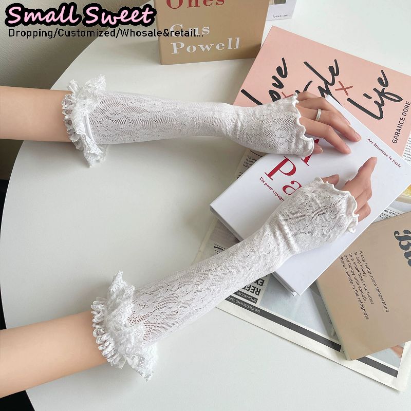 Women's Harajuku White Arm Sle - Fingerless Glove Knit incelemesi ve fiyatı