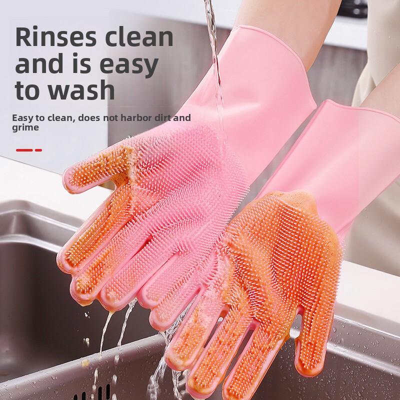 Silicone dishwashing gloves, m - Dish Glove Rubber incelemesi ve fiyatı