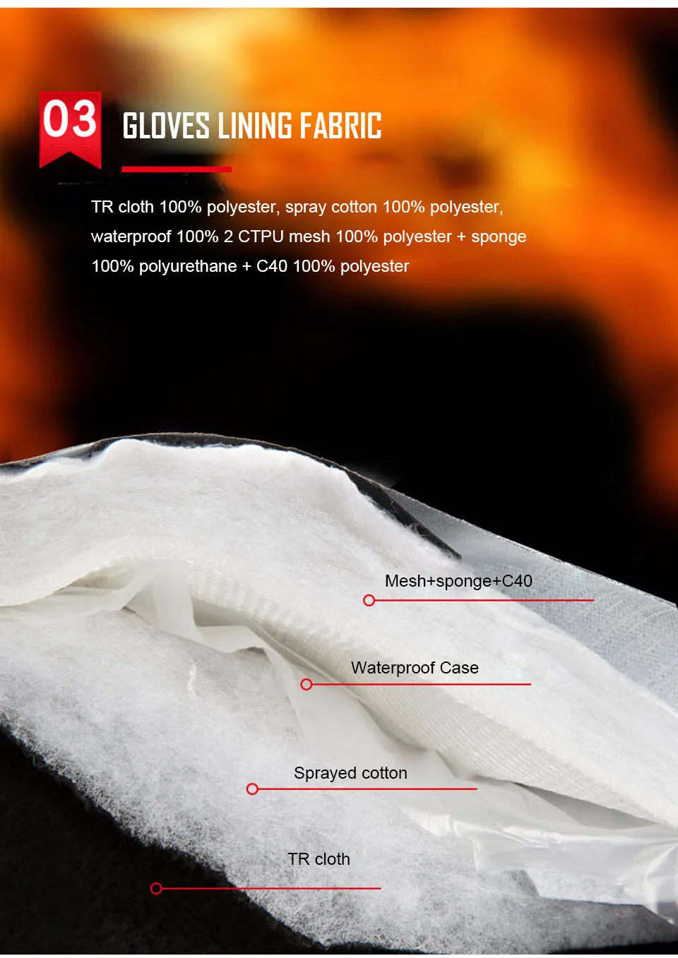 Winter Gloves 3M Cotton Heatin - Winter Glove Insulated incelemesi ve fiyatı
