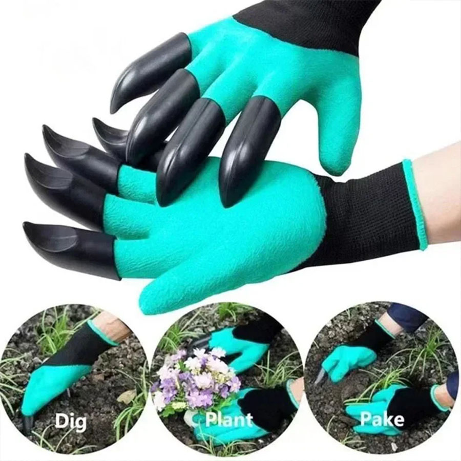 1Pair Gardening Gloves with Cl - Gardening Glove Waterproof incelemesi ve fiyatı