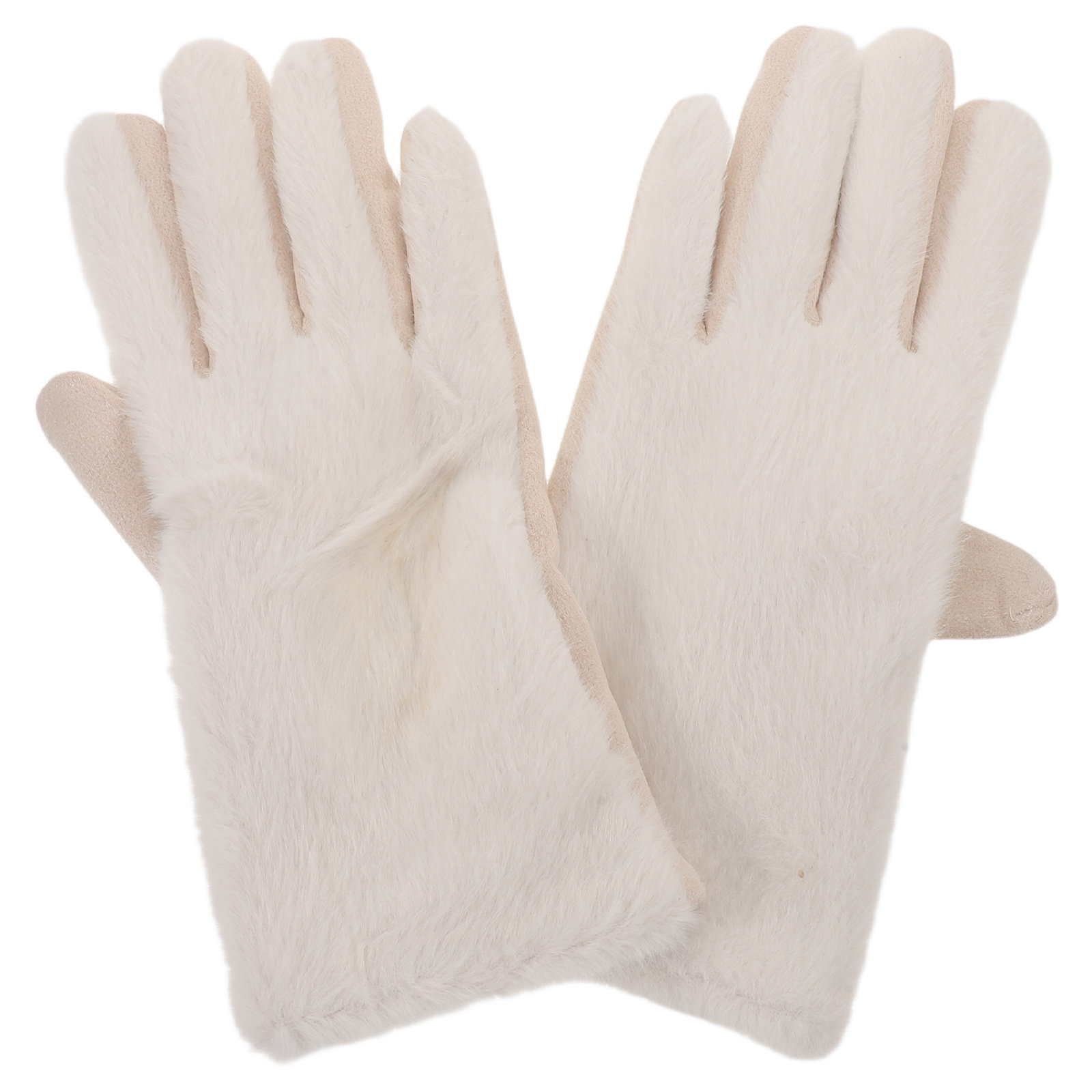 1Pair Fashion White Women Warm - Winter Glove Insulated incelemesi ve fiyatı