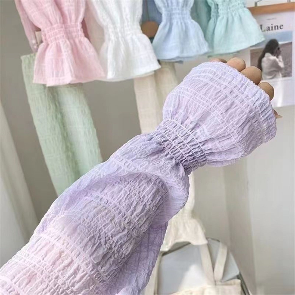 Summer Outdoor Lace Mesh Sun P - Fingerless Glove Knit incelemesi ve fiyatı