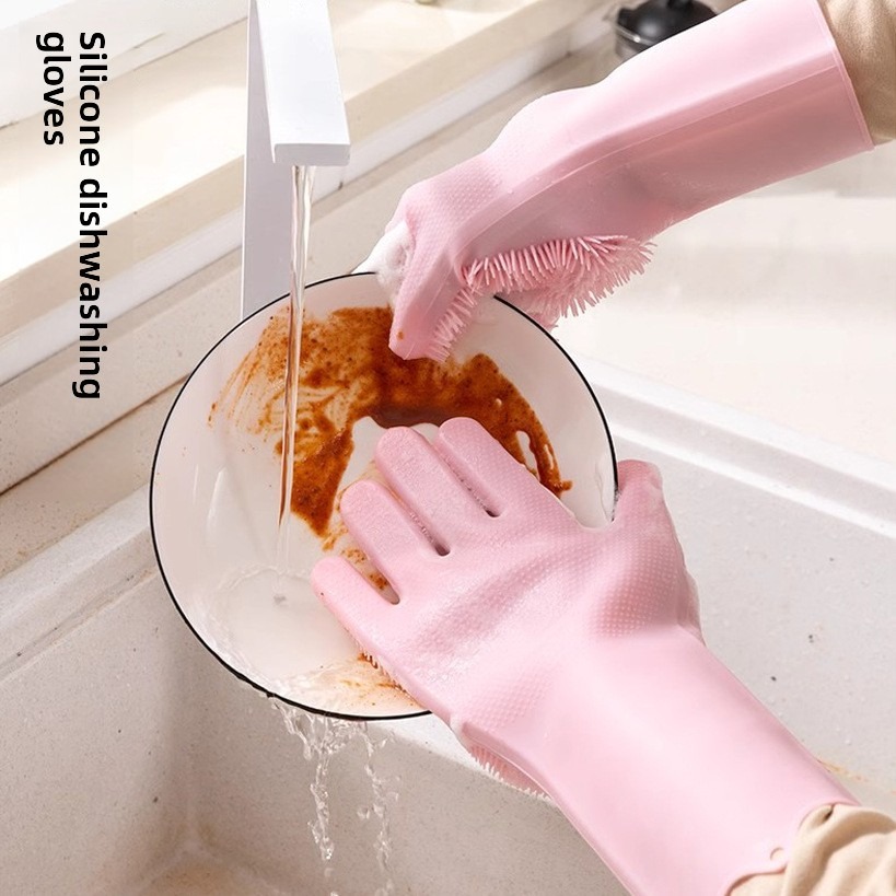 Silicone dishwashing gloves, m - Dish Glove Rubber incelemesi ve fiyatı