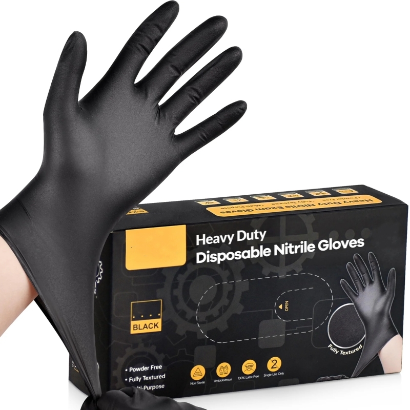 20PCS Black Disposable Nitrile - Latex Disposable Glove incelemesi ve fiyatı