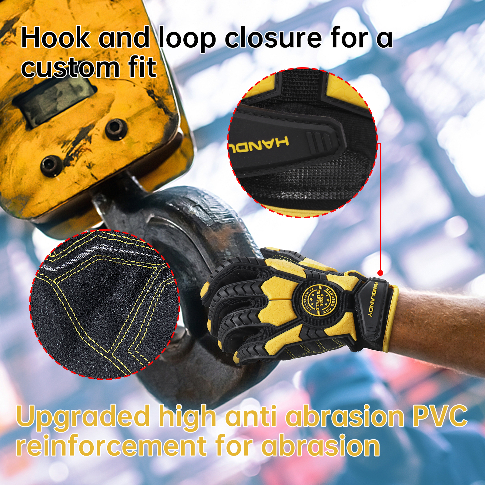 PVC Reinforced Impact Protecti - Work Glove Impact incelemesi ve fiyatı