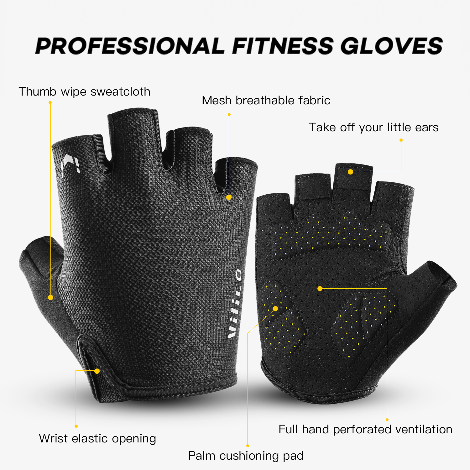Vilico Sports Cycling Gloves H - Workout Glove Gym incelemesi ve fiyatı
