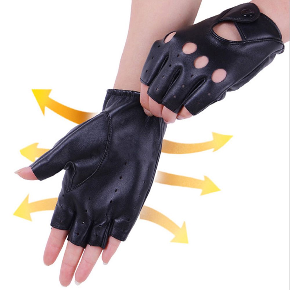 Fashion Fingerless Gloves Hot  - Leather Driving Glove incelemesi ve fiyatı