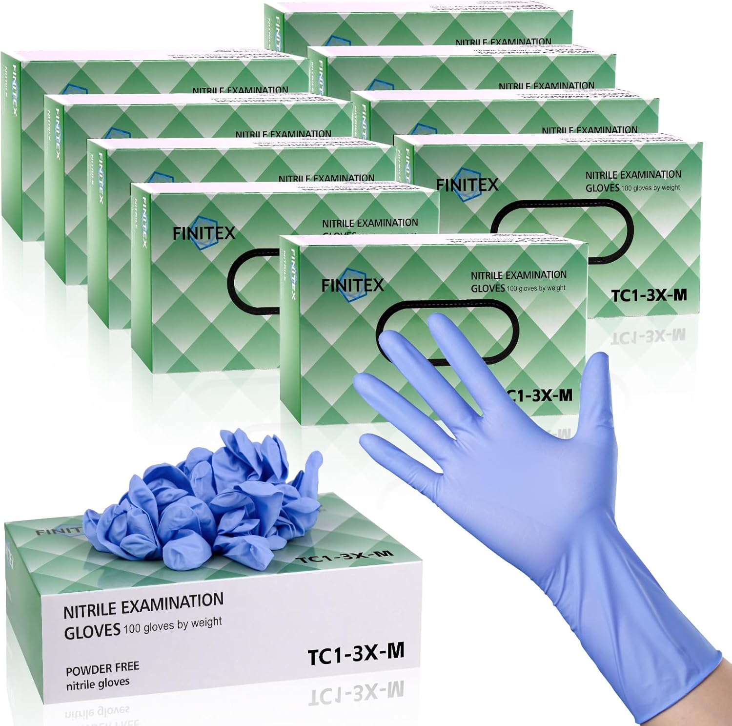 Nitrile Disposable Gloves Ice  - Exam Glove Nitrile incelemesi ve fiyatı