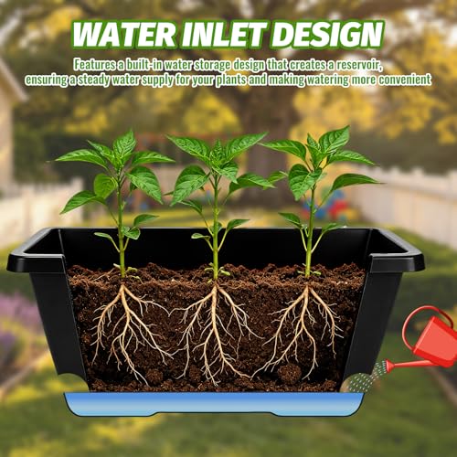 7 Black 17-Inch Rectangular Pl - Gardening Glove Waterproof incelemesi ve fiyatı