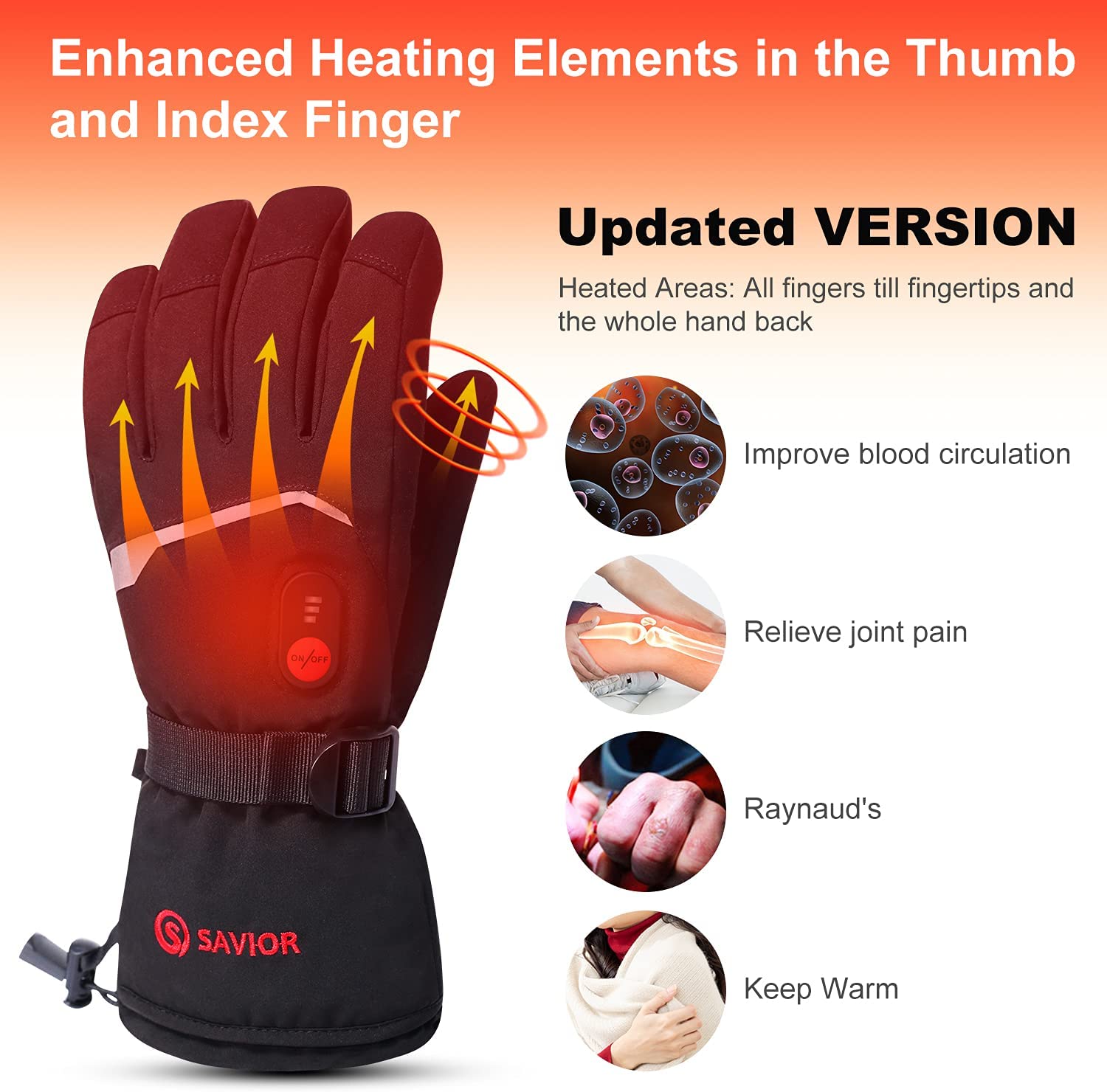SNOW DEER Winter Heated Gloves - Heat Resistant Glove incelemesi ve fiyatı