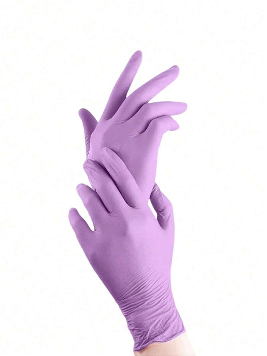 100/50/4pcs Disposable Purple  - Latex Disposable Glove incelemesi ve fiyatı