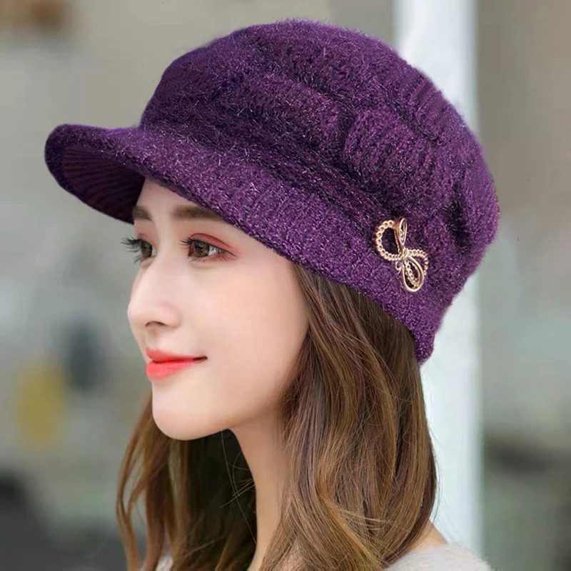 Winter Warm Hat Knitted Hat Ca - Wool Glove Lined incelemesi ve fiyatı