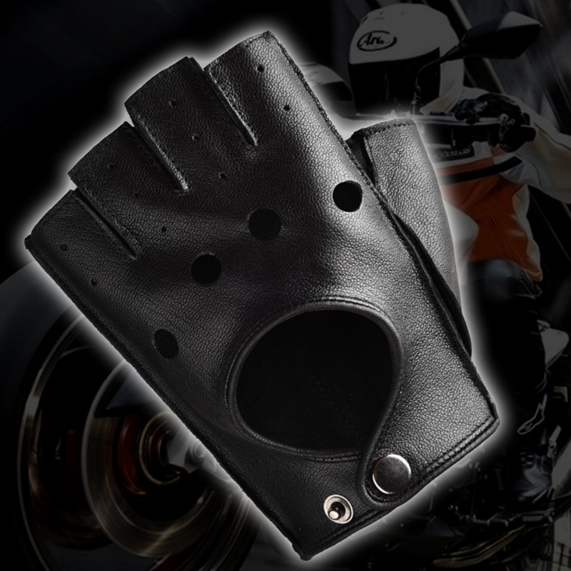 Leather Gloves Men's Half Fing - Leather Driving Glove incelemesi ve fiyatı