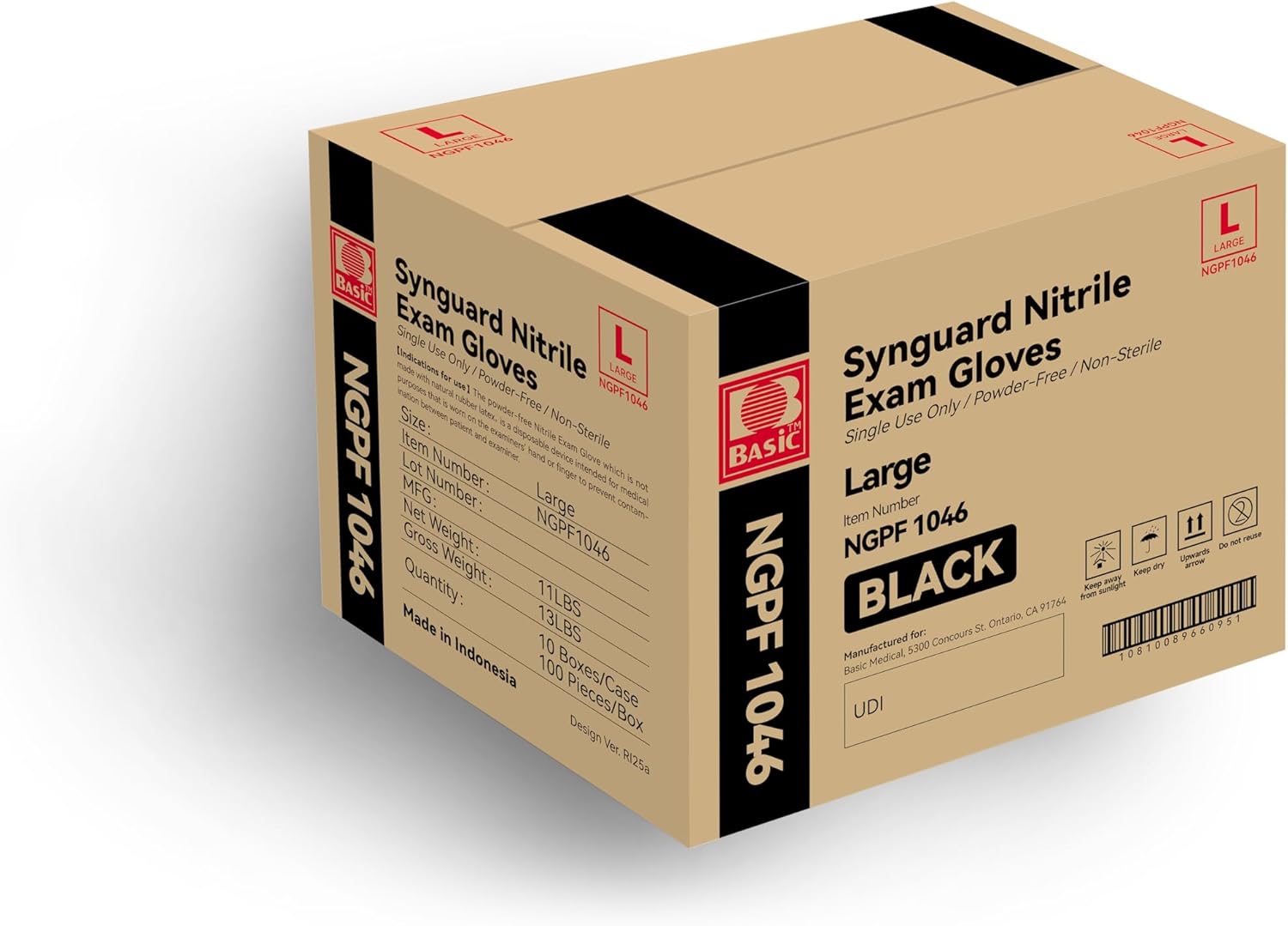 Large Black Nitrile Exam Glove - Exam Glove Nitrile incelemesi ve fiyatı