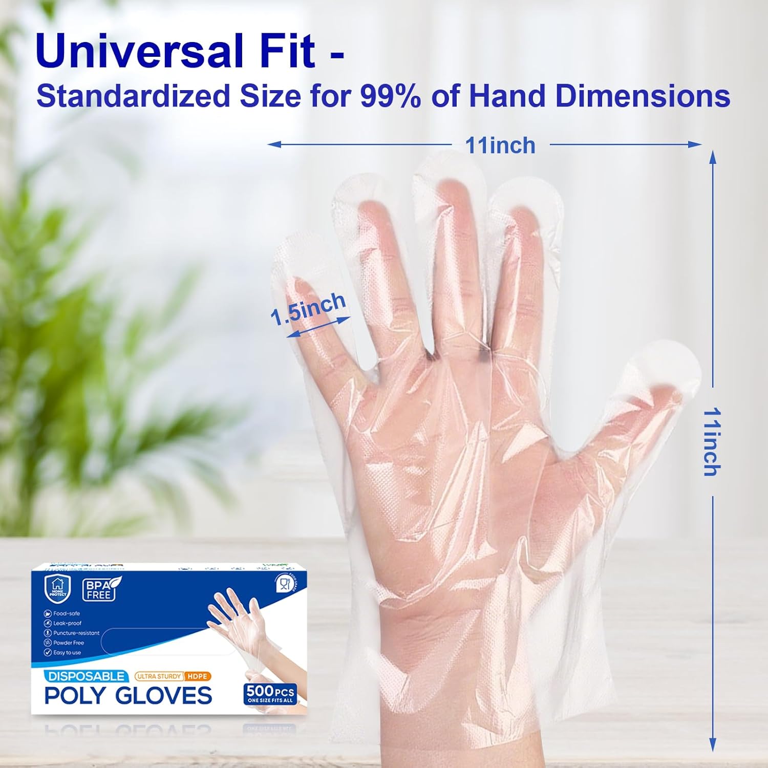 500 Pcs Disposable Food Prep G - Latex Disposable Glove incelemesi ve fiyatı