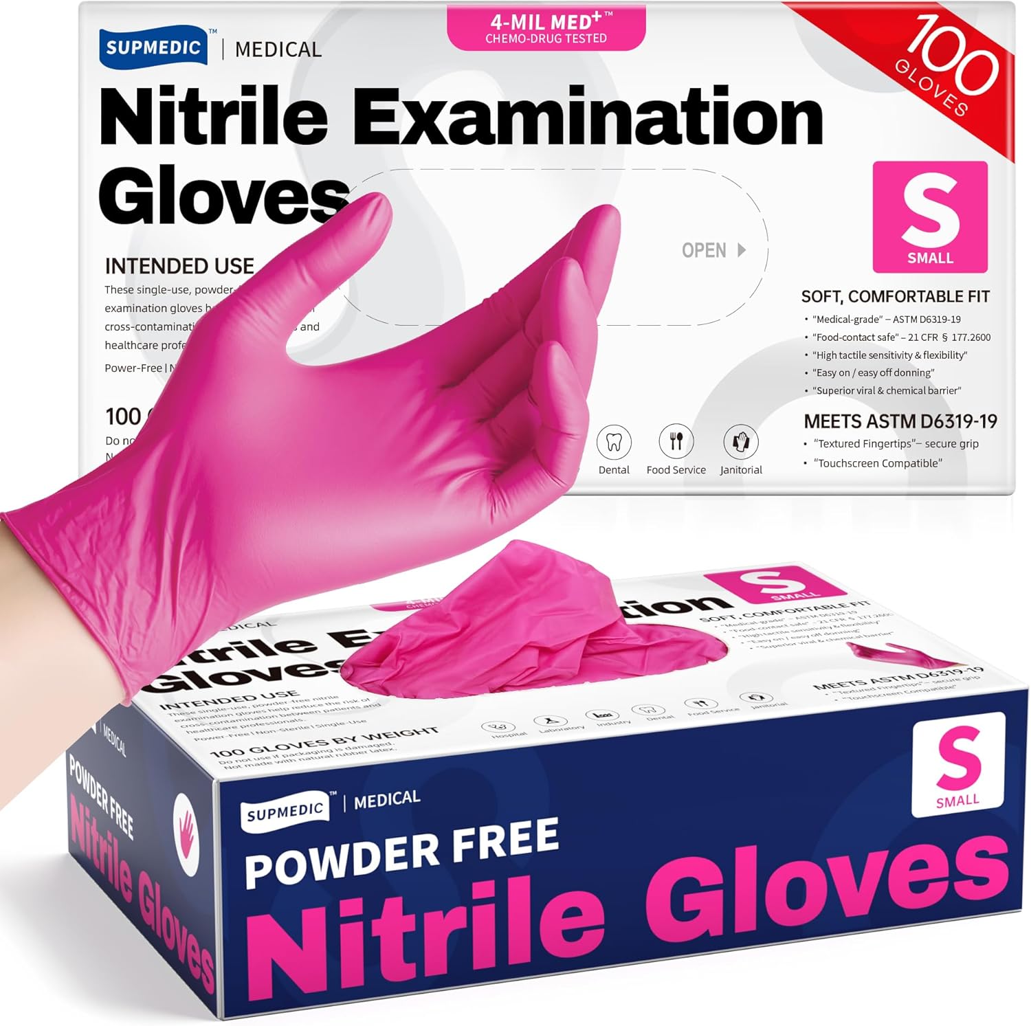 4 Mil Nitrile Exam Gloves, Pow - Exam Glove Nitrile incelemesi ve fiyatı