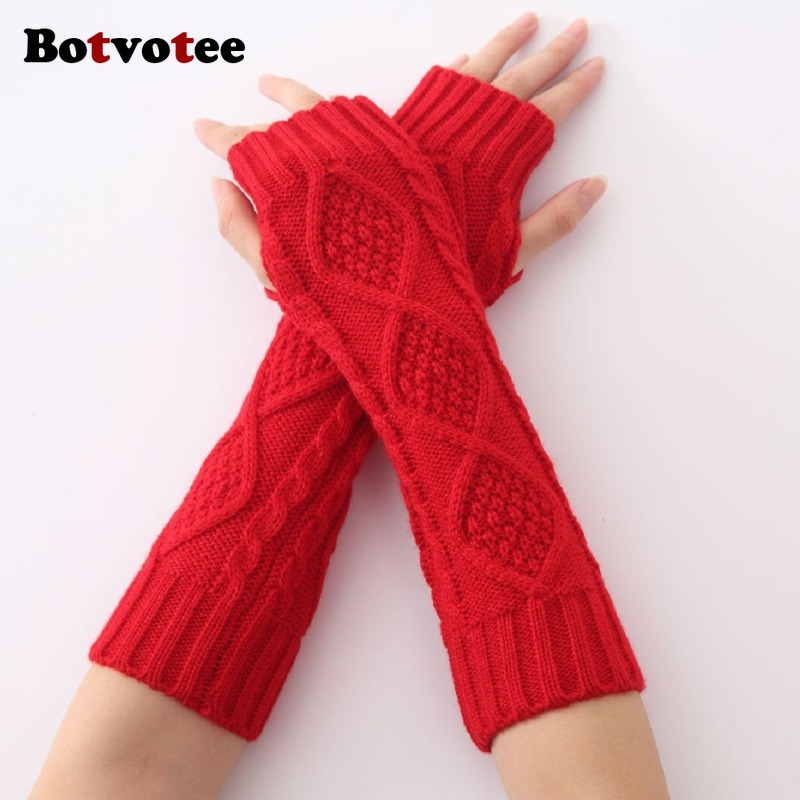 Botvotee Sleeves for Women Arm - Fingerless Glove Knit incelemesi ve fiyatı