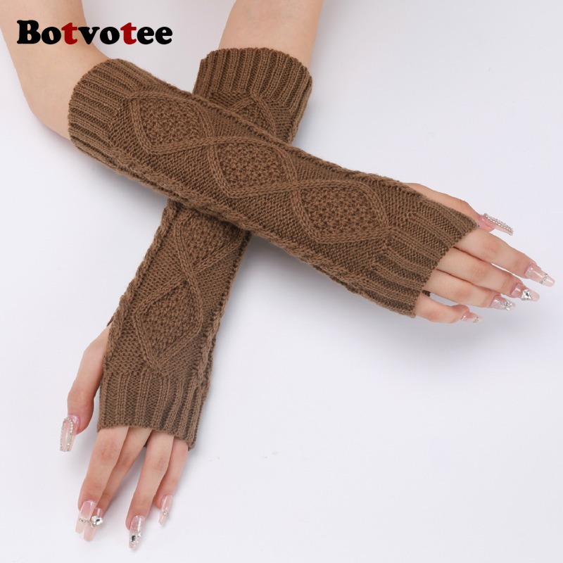 Botvotee Sleeves for Women Arm - Fingerless Glove Knit incelemesi ve fiyatı