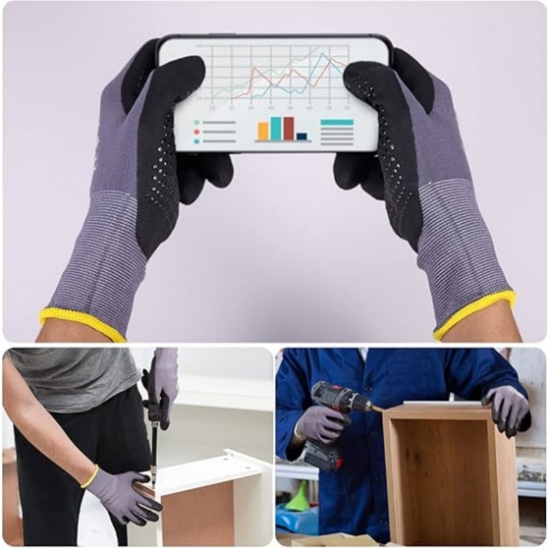 Micro-Foam Safety Work Gloves  - Nitrile Mechanic Glove incelemesi ve fiyatı