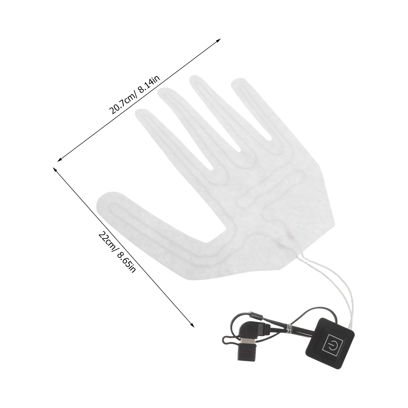 2Pcs Full Finger Electric Heat - Cycling Glove Padded incelemesi ve fiyatı