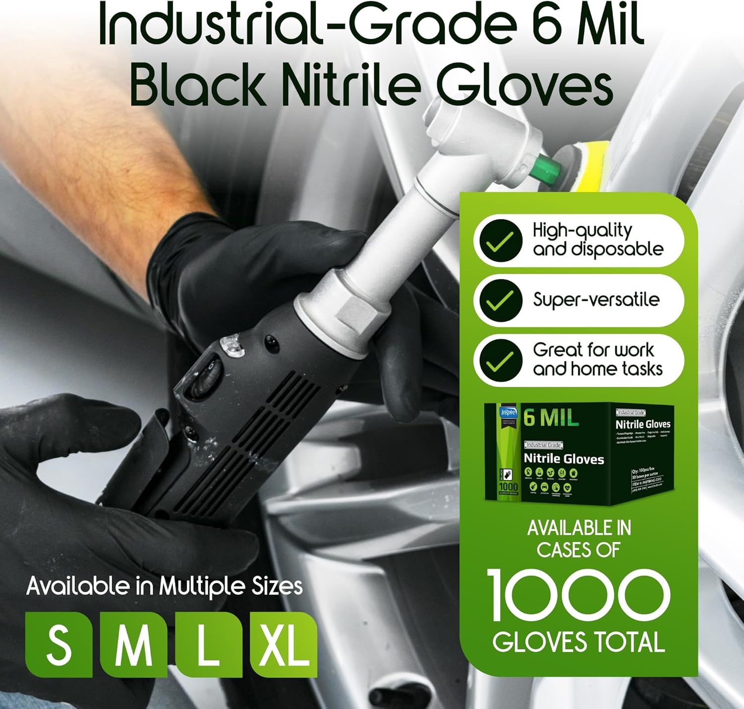 Heavy Duty Stretch Nitrile Glo - Nitrile Mechanic Glove incelemesi ve fiyatı