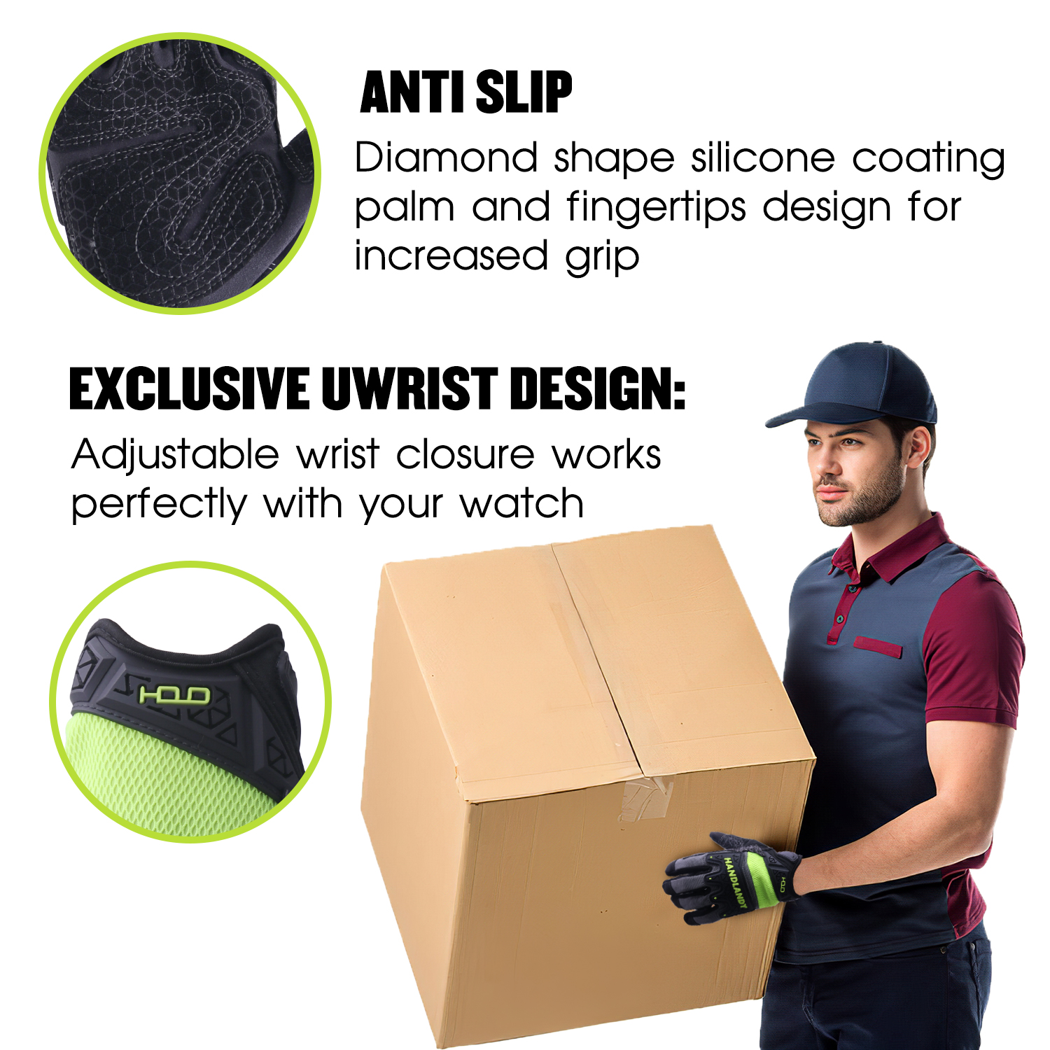 HANDLANDY anti-impact anti-abr - Work Glove Impact incelemesi ve fiyatı