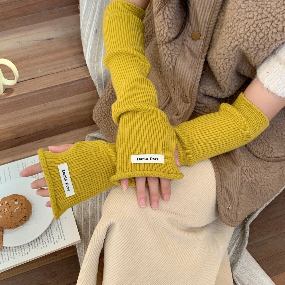 Korean Style Knitted Warm Slee - Fingerless Glove Knit incelemesi ve fiyatı