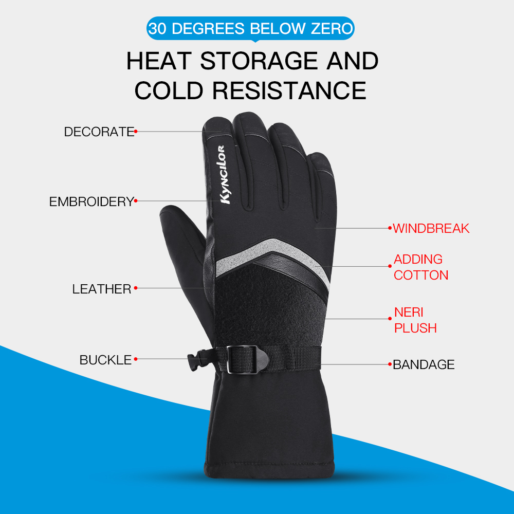 Winter Outdoor Cycling Ski Mou - Ski Glove Waterproof incelemesi ve fiyatı