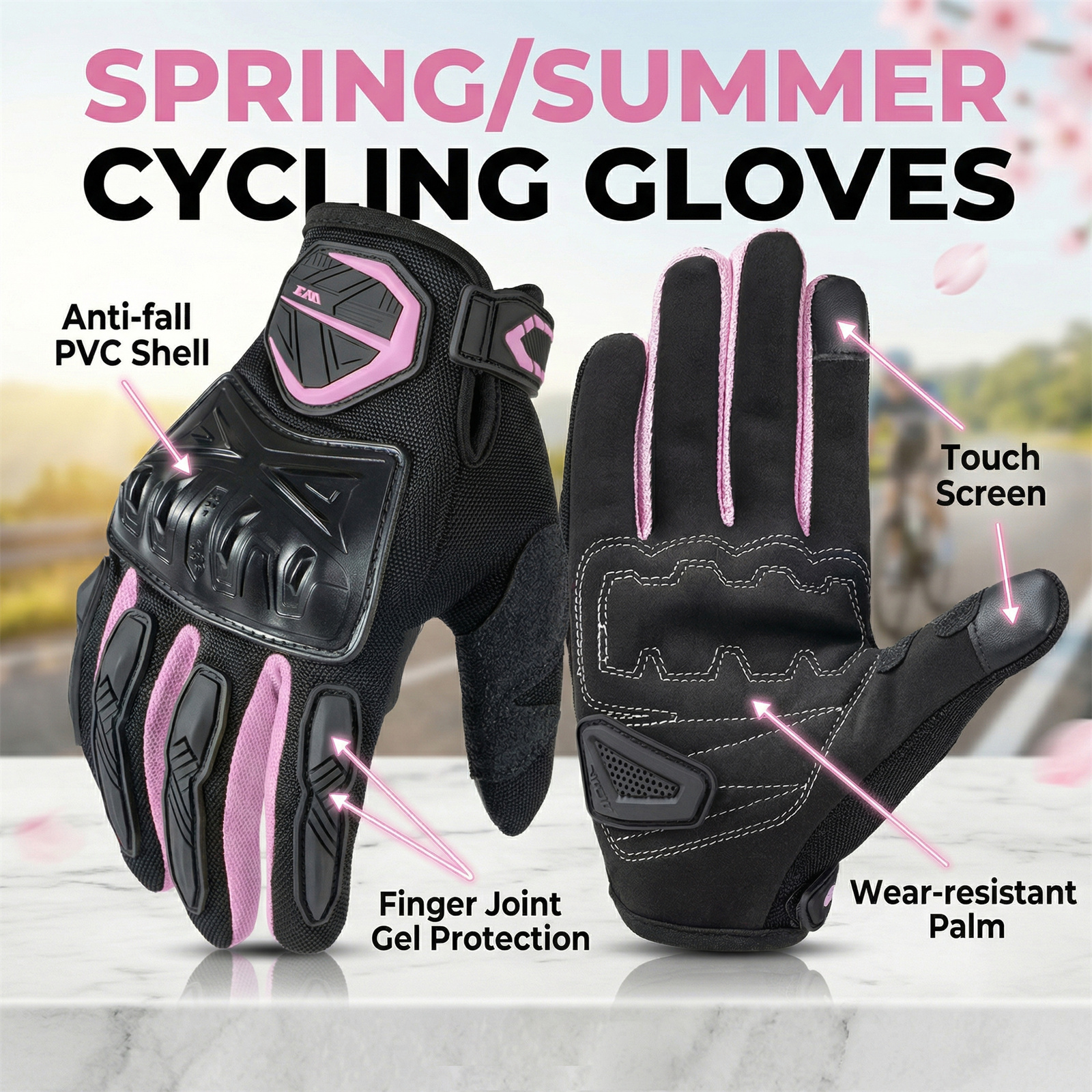 Summer Motorcycle Gloves Men W - Cycling Glove Padded incelemesi ve fiyatı