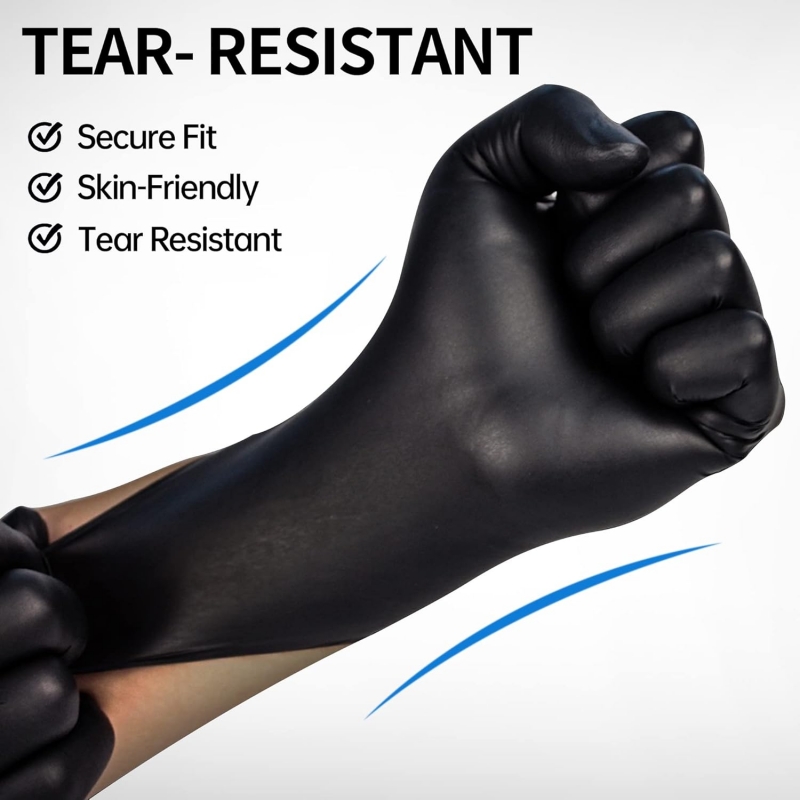 100PCS Black Nitrile Gloves Di - Latex Disposable Glove incelemesi ve fiyatı