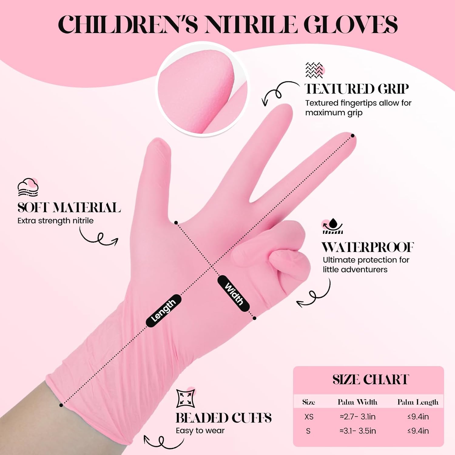 Kids Disposable Gloves for 3-8 - Latex Disposable Glove incelemesi ve fiyatı