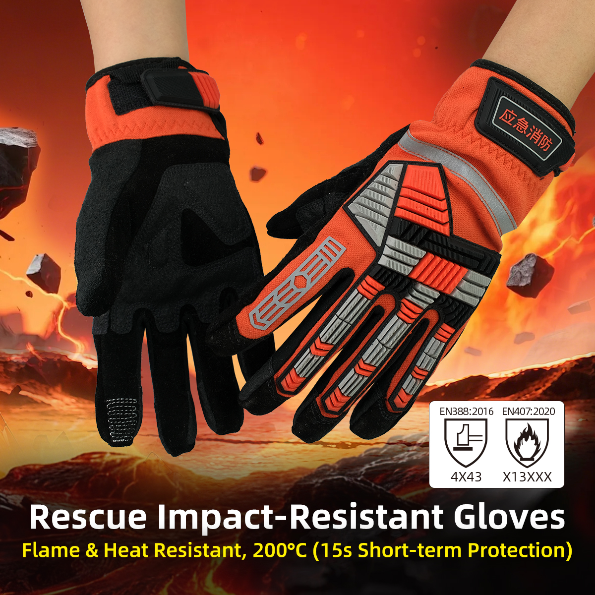 XYEHS 1 Pair TPR Impact Resist - Work Glove Impact incelemesi ve fiyatı