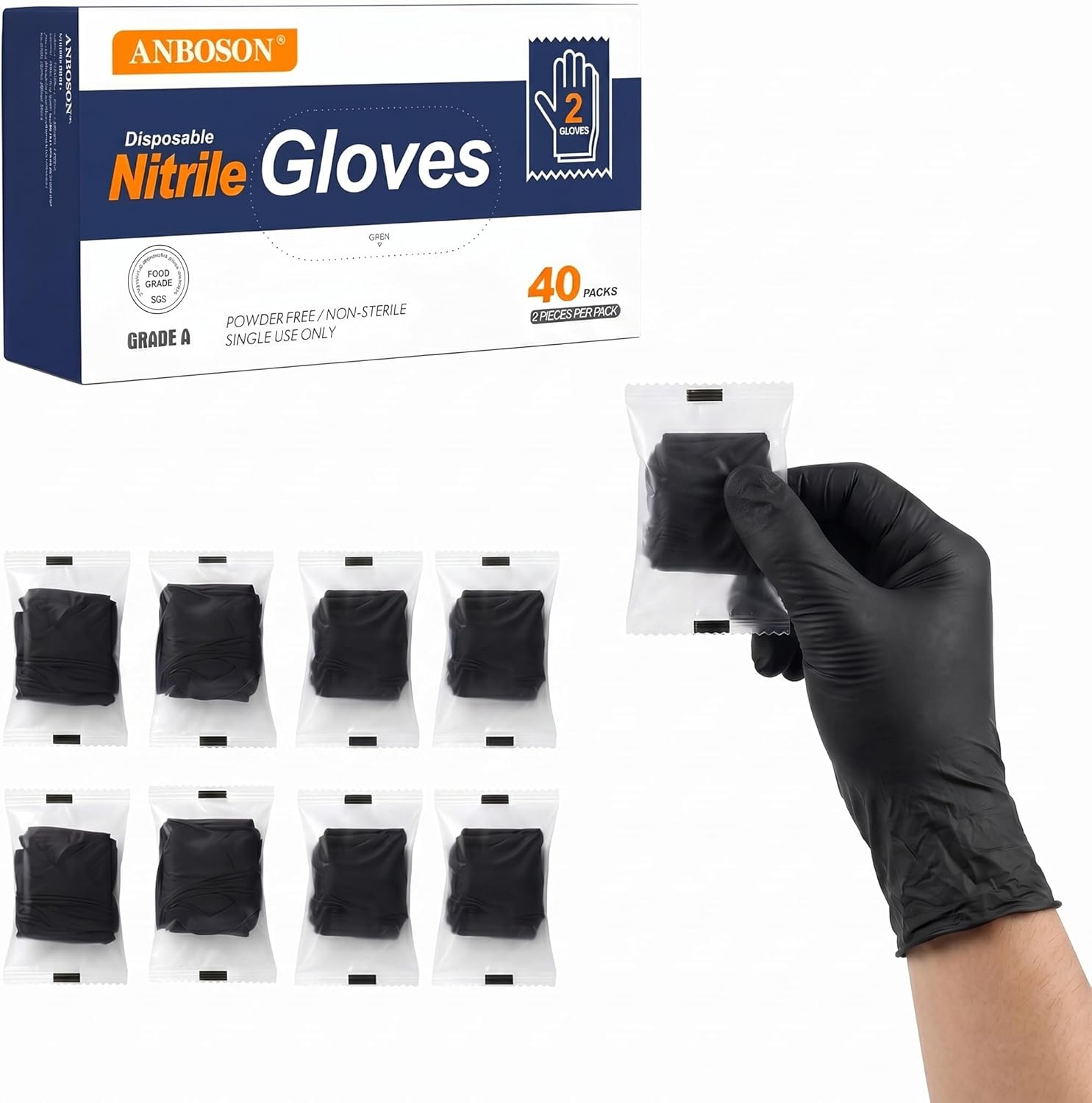 Nitrile Disposable Gloves 5mil - Latex Disposable Glove incelemesi ve fiyatı