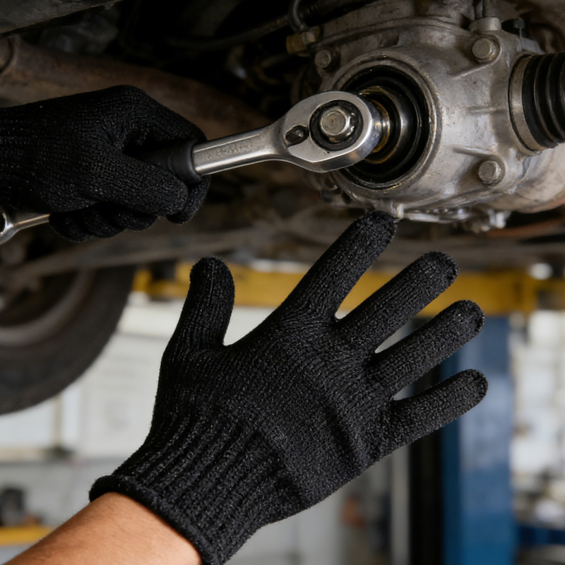 1 Pair Black Steel Wire Metal  - Cut Resistant Glove incelemesi ve fiyatı