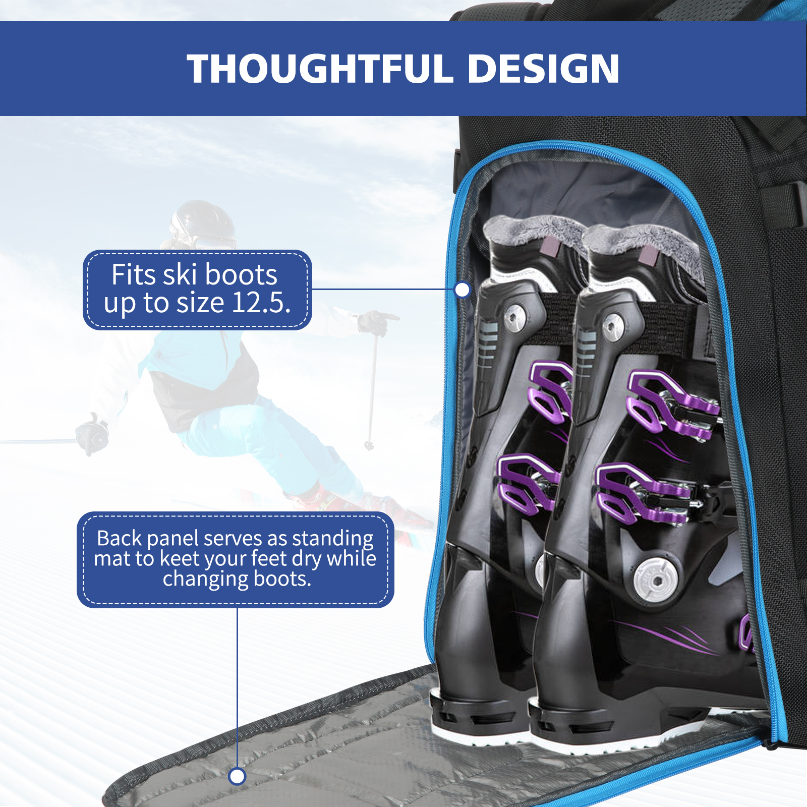 Ski Boots Bag Outdoor Skiing C - Ski Glove Waterproof incelemesi ve fiyatı